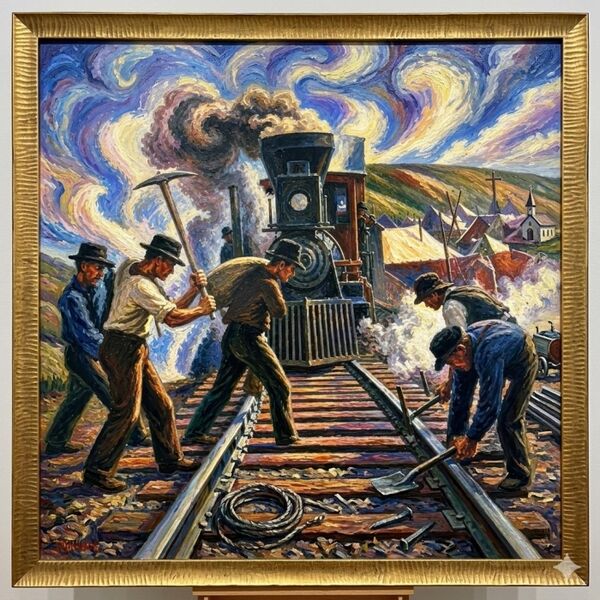 Cover art for Gandy Dancer Song